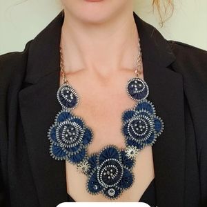 Zipper Handmade necklace